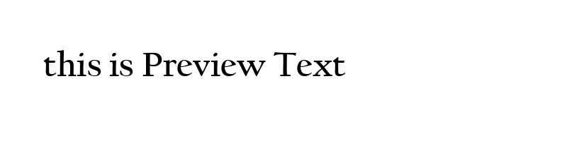 font preview of CALIFB_1