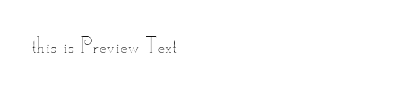 font preview of CAMELOT