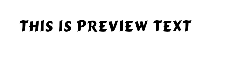 font preview of cancunn