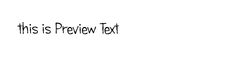 font preview of Candbb