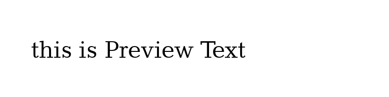 font preview of candidan