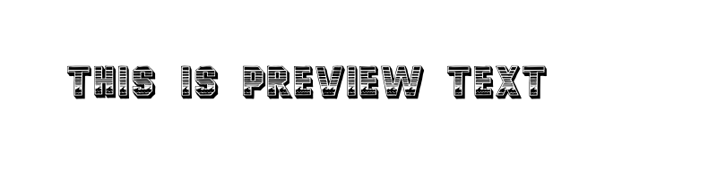 font preview of CARDIFF