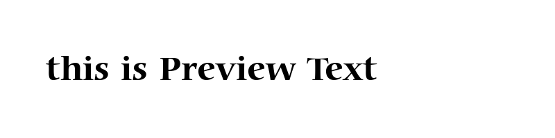 font preview of CARMINAB