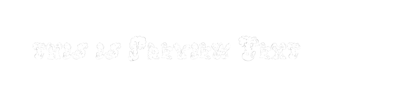 font preview of CAROLCHK