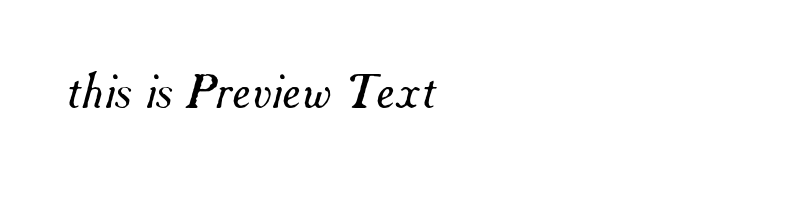 font preview of CAS_ANTI