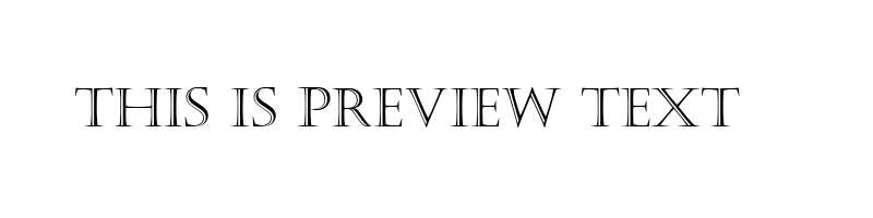 font preview of CASTELAR_1