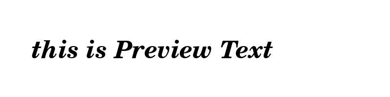 font preview of CENSBKBI