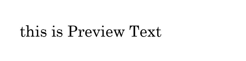 font preview of CENSCBK_1