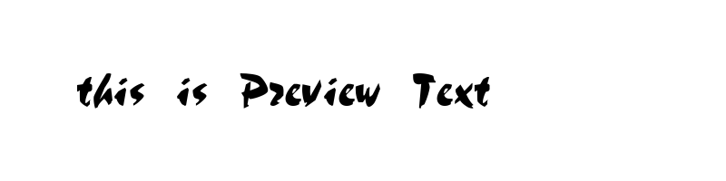 font preview of CEZANNE