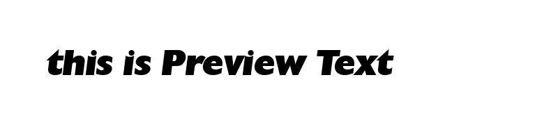 font preview of chalbi