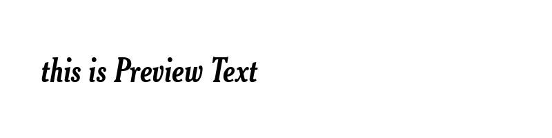 font preview of CHLTBOCI