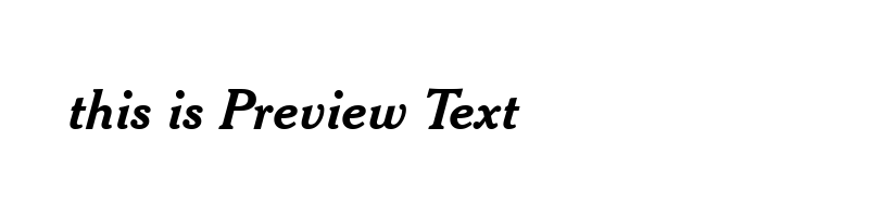 font preview of CHLTBOIA