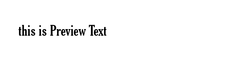 font preview of chltboxc
