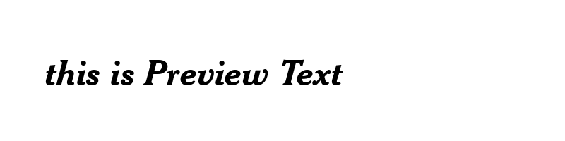 font preview of CHLTHMBI