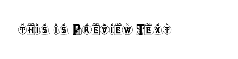 font preview of CHRISTM