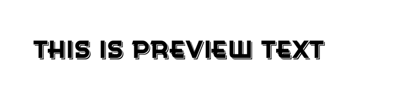 font preview of Cinegbsh