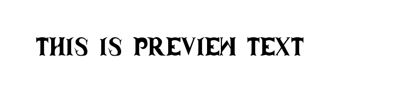 font preview of CLAMDI~1