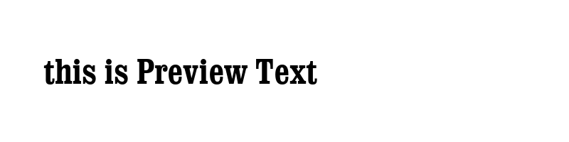 font preview of clar67w