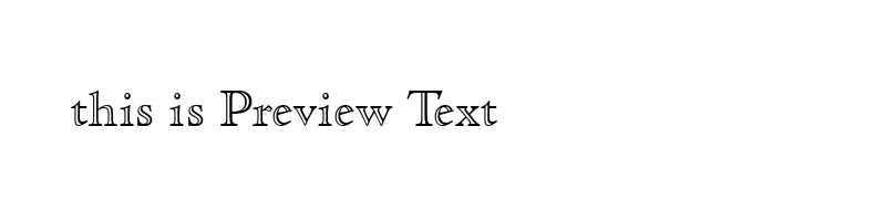 font preview of cloisofn