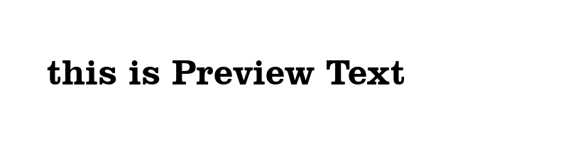 font preview of CLRNDNH