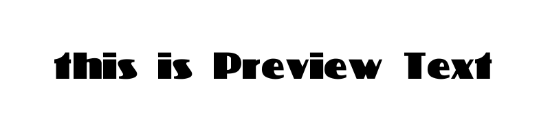 font preview of COLISEO