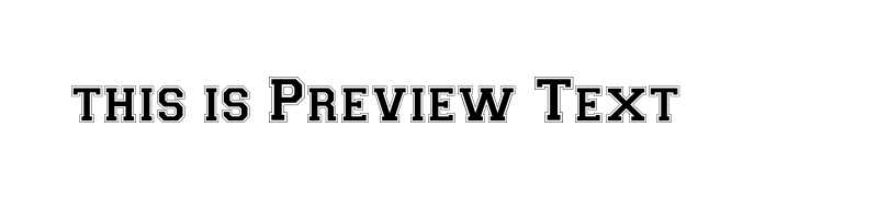 font preview of COLLEGIA