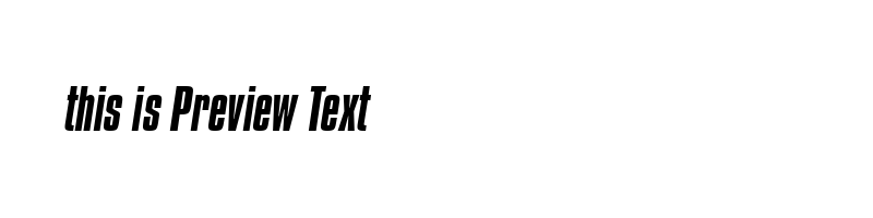 font preview of COMPCTAI
