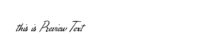 font preview of Compliments_0