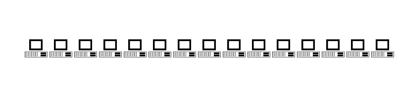 font preview of computer
