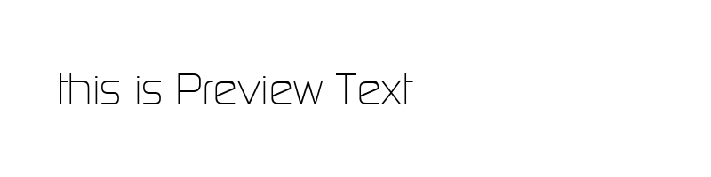 font preview of CONTL