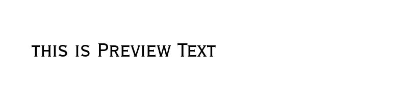 font preview of copgothc