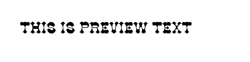 font preview of cottagen
