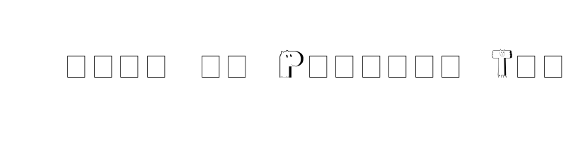 font preview of creaturn