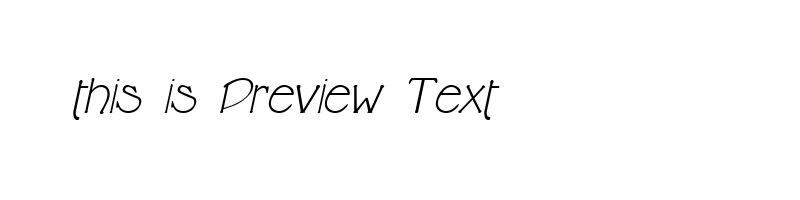 font preview of Cricket Italic_0