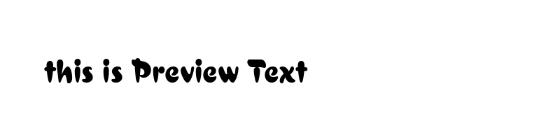 font preview of croisntn