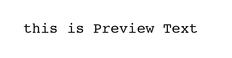 font preview of cur10ptn
