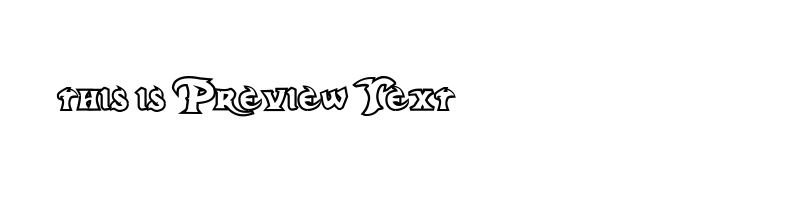 font preview of dc_o