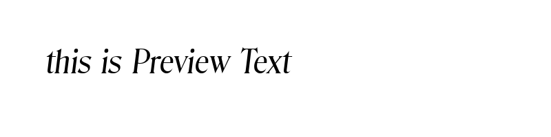 font preview of denvi
