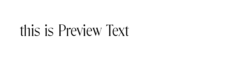 font preview of denvl