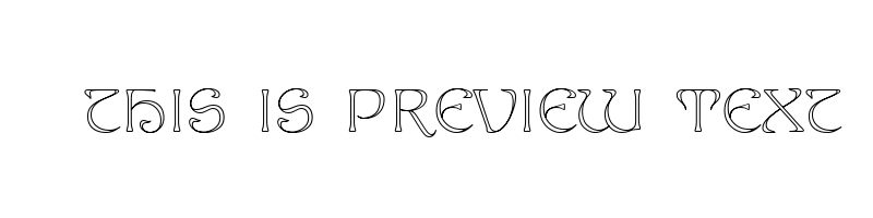 font preview of edda
