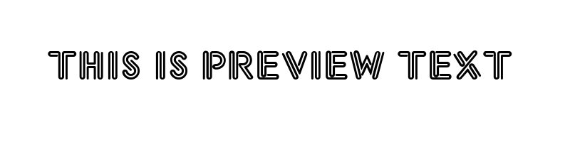 font preview of eklektcn