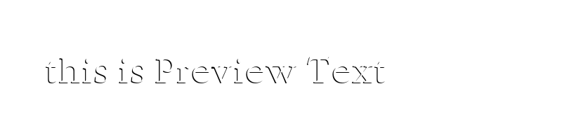 font preview of embossn