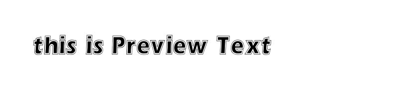 font preview of erascon1