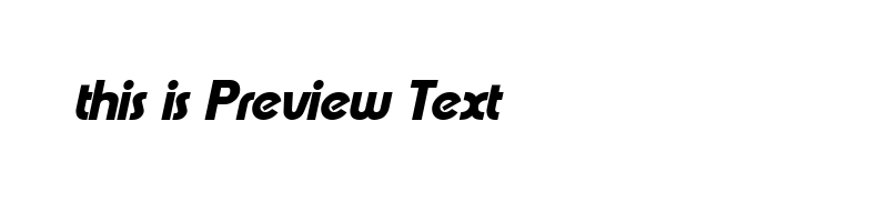 font preview of exprbi