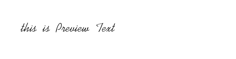 font preview of FH0415