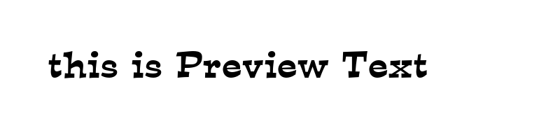 font preview of FH0564