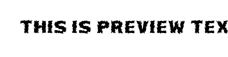font preview of FIRECAT