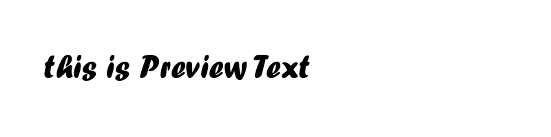 font preview of FORTE_1
