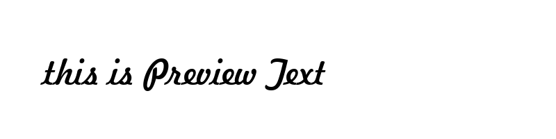 font preview of FRHND521_0