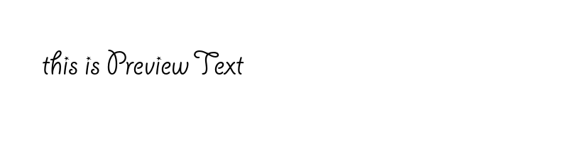 font preview of GiddyupStd